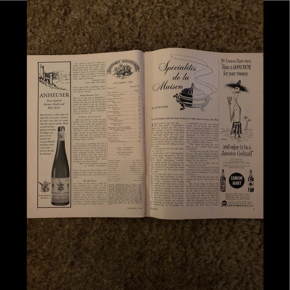 VTG Magazine Gourmet “The Magazine of Good Living” - Picture 3 of 6